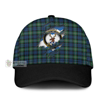 Forbes Ancient Tartan Classic Cap with Family Crest In Me Style