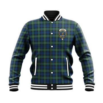 Forbes Ancient Tartan Baseball Jacket with Family Crest