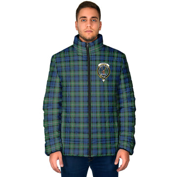 Forbes Ancient Tartan Padded Jacket with Family Crest