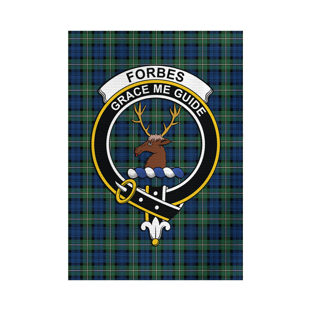 forbes-ancient-tartan-flag-with-family-crest