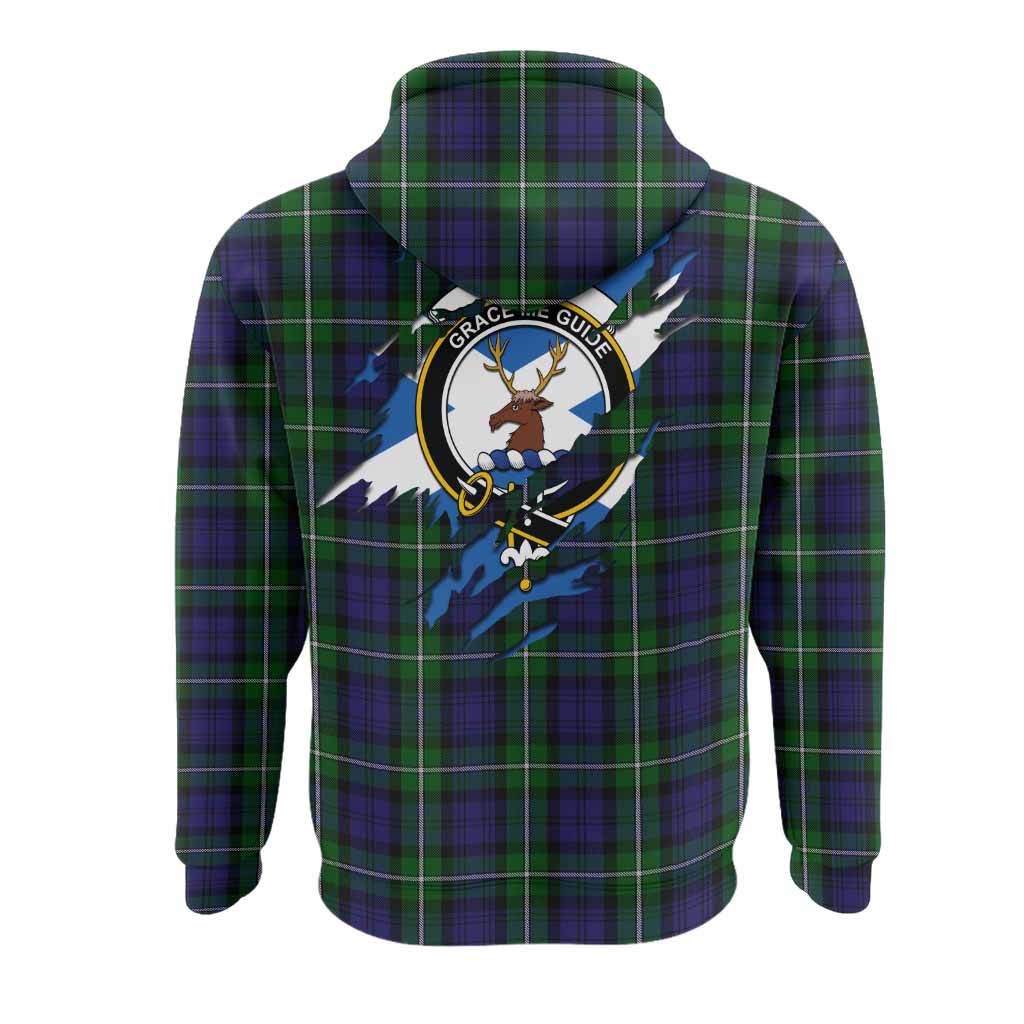 Forbes Clan Crest In Me Tartan Hoodie Scotland Flag Style