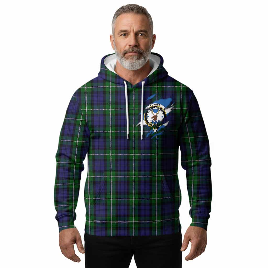 Forbes Clan Crest In Me Tartan Hoodie Scotland Flag Style
