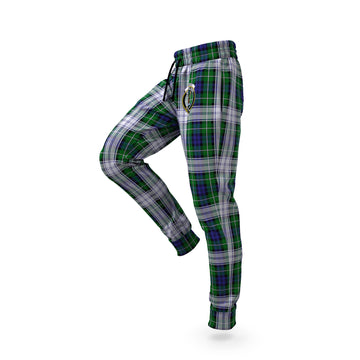 Forbes Dress Tartan Joggers Pants with Family Crest