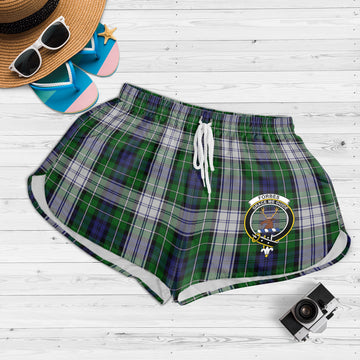 Forbes Dress Tartan Womens Shorts with Family Crest