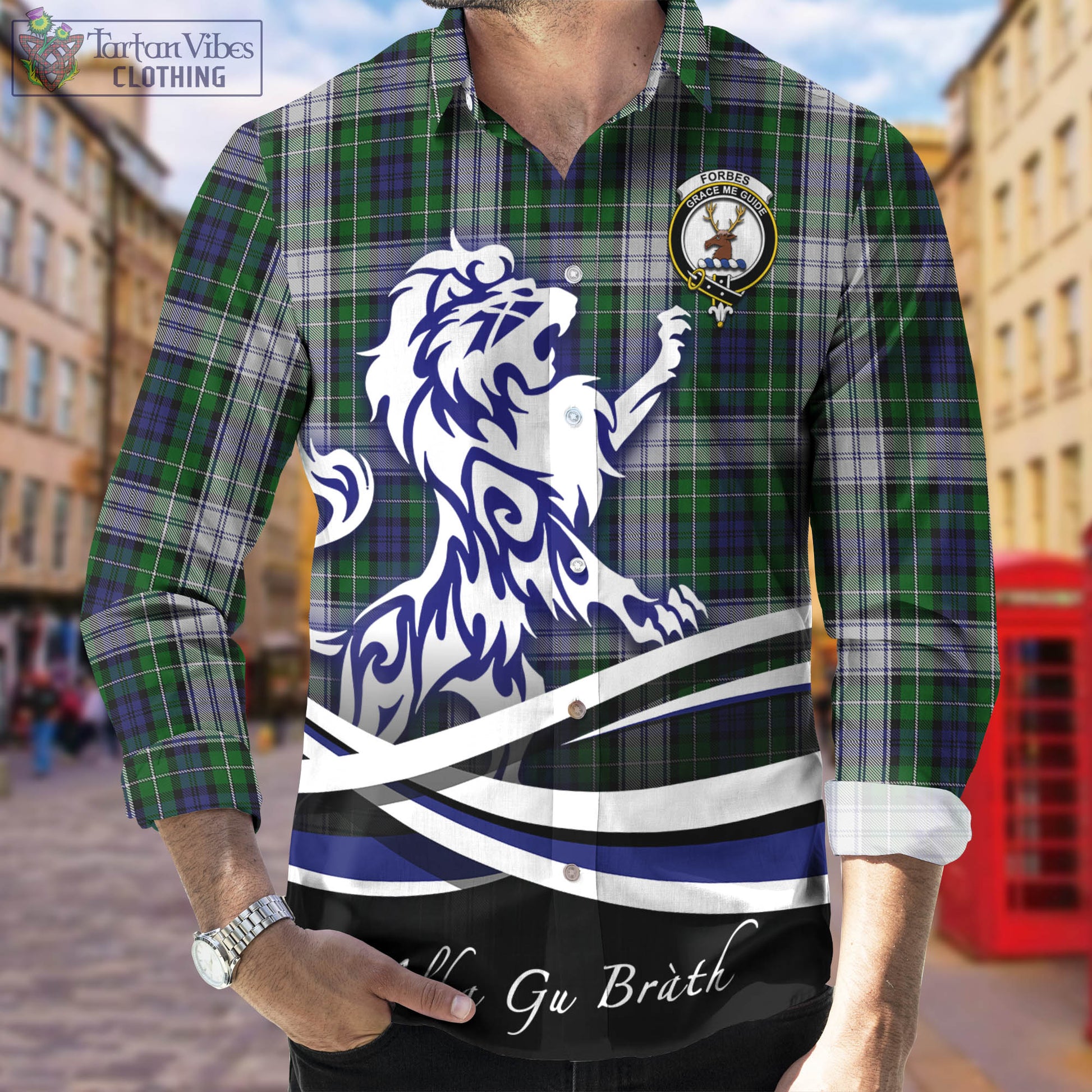 forbes-dress-tartan-long-sleeve-button-up-shirt-with-alba-gu-brath-regal-lion-emblem