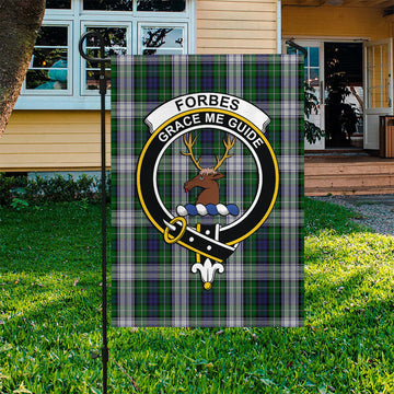Forbes Dress Tartan Flag with Family Crest