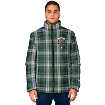 Forbes Dress Tartan Padded Jacket with Family Crest