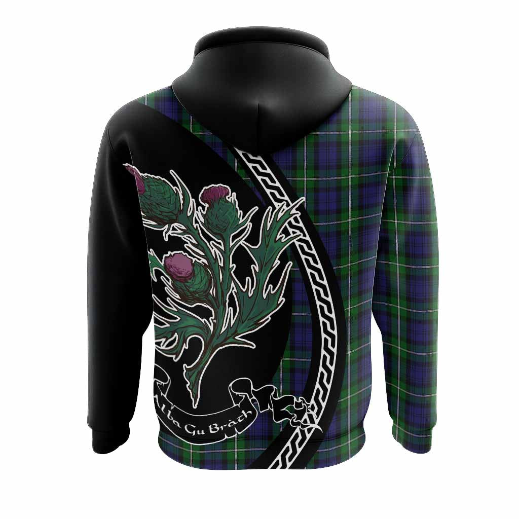 Forbes Family Crest Tartan Hoodie Alba Thistle Inspired - Tartan Vibes Clothing