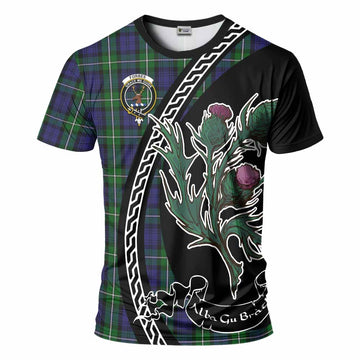 Forbes Family Crest Tartan T-Shirt Alba Thistle Inspired - Tartan Vibes Clothing