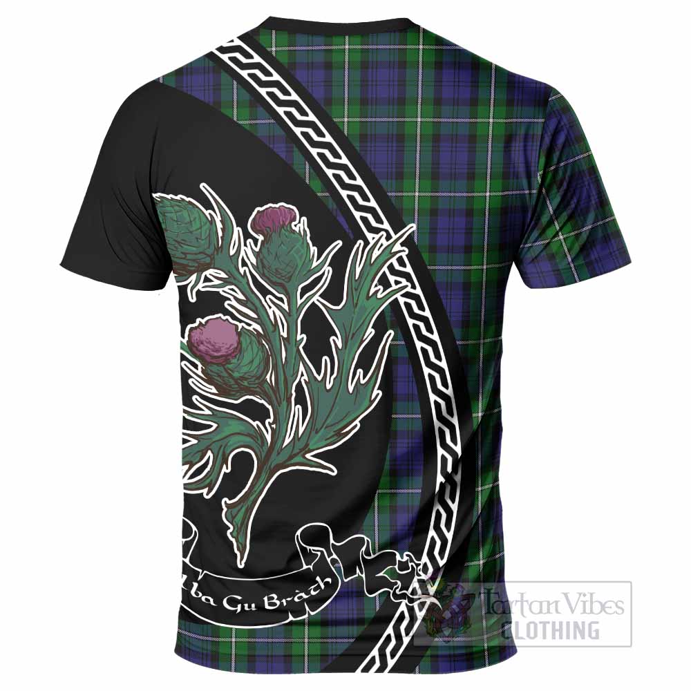 Forbes Family Crest Tartan T-Shirt Alba Thistle Inspired - Tartan Vibes Clothing