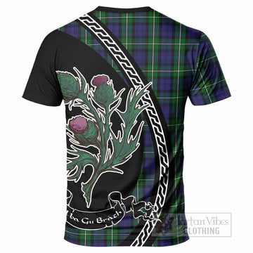 Forbes Family Crest Tartan T-Shirt Alba Thistle Inspired - Tartan Vibes Clothing