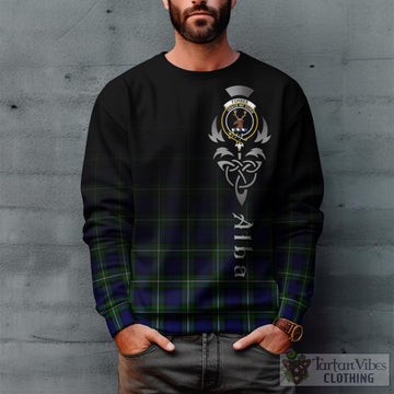 Forbes Modern Tartan Sweatshirt Featuring Alba Gu Brath Family Crest Celtic Inspired