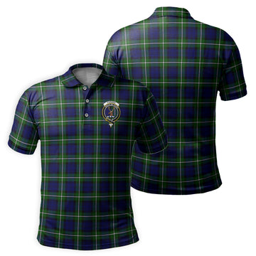 Forbes Modern Tartan Men's Polo Shirt with Family Crest