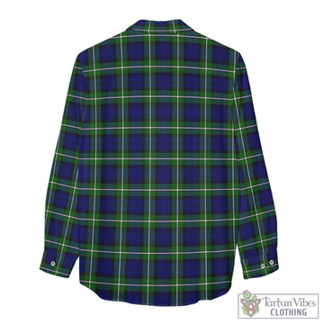 Forbes Modern Tartan Womens Casual Shirt with Family Crest