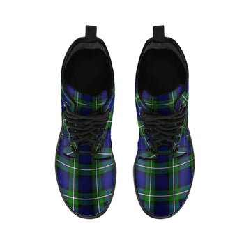 Forbes Modern Tartan Leather Boots