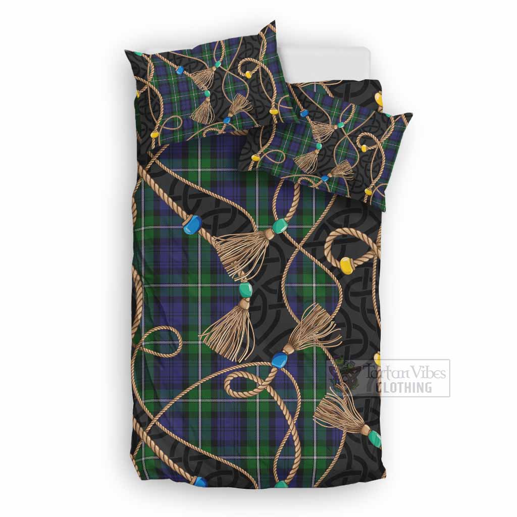 Forbes Scottish Tartan Twisted Ropes Stylized Bedding Set UK Bedding Set UK Double 79*79 inch - Tartan Vibes Clothing