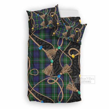 Forbes Scottish Tartan Twisted Ropes Stylized Bedding Set