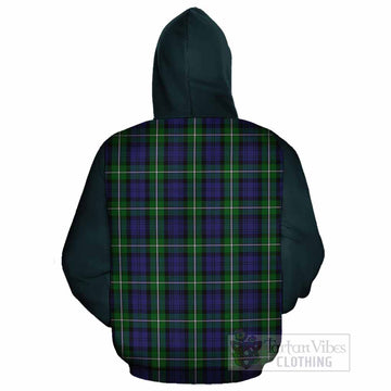 Forbes Tartan Accent Cotton Hoodie with Family Crest