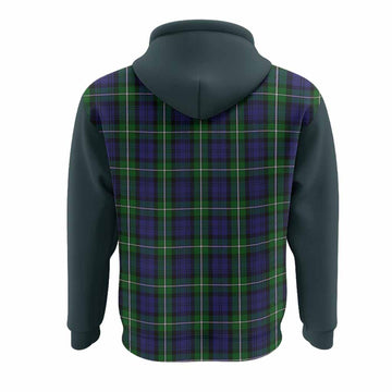 Forbes Tartan Accent Hoodie with Family Crest