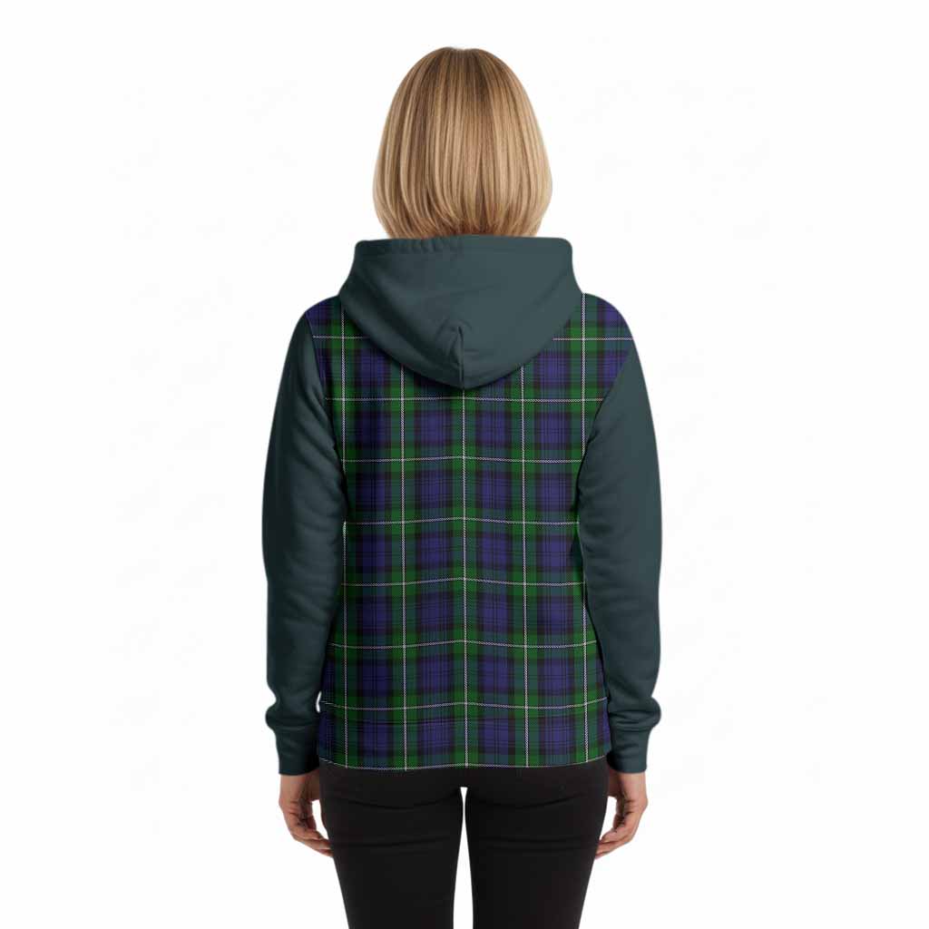 Forbes Tartan Accent Hoodie with Family Crest
