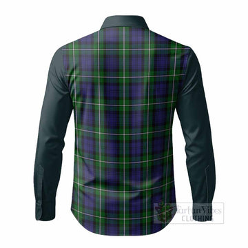 Forbes Tartan Accent Long Sleeve Button Shirts with Family Crest