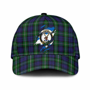 Forbes Tartan Classic Cap with Family Crest In Me Style
