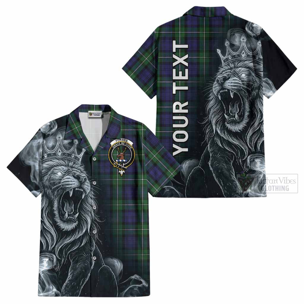 Forbes Tartan Cotton Hawaiian Shirt Roaring Lion Heritage