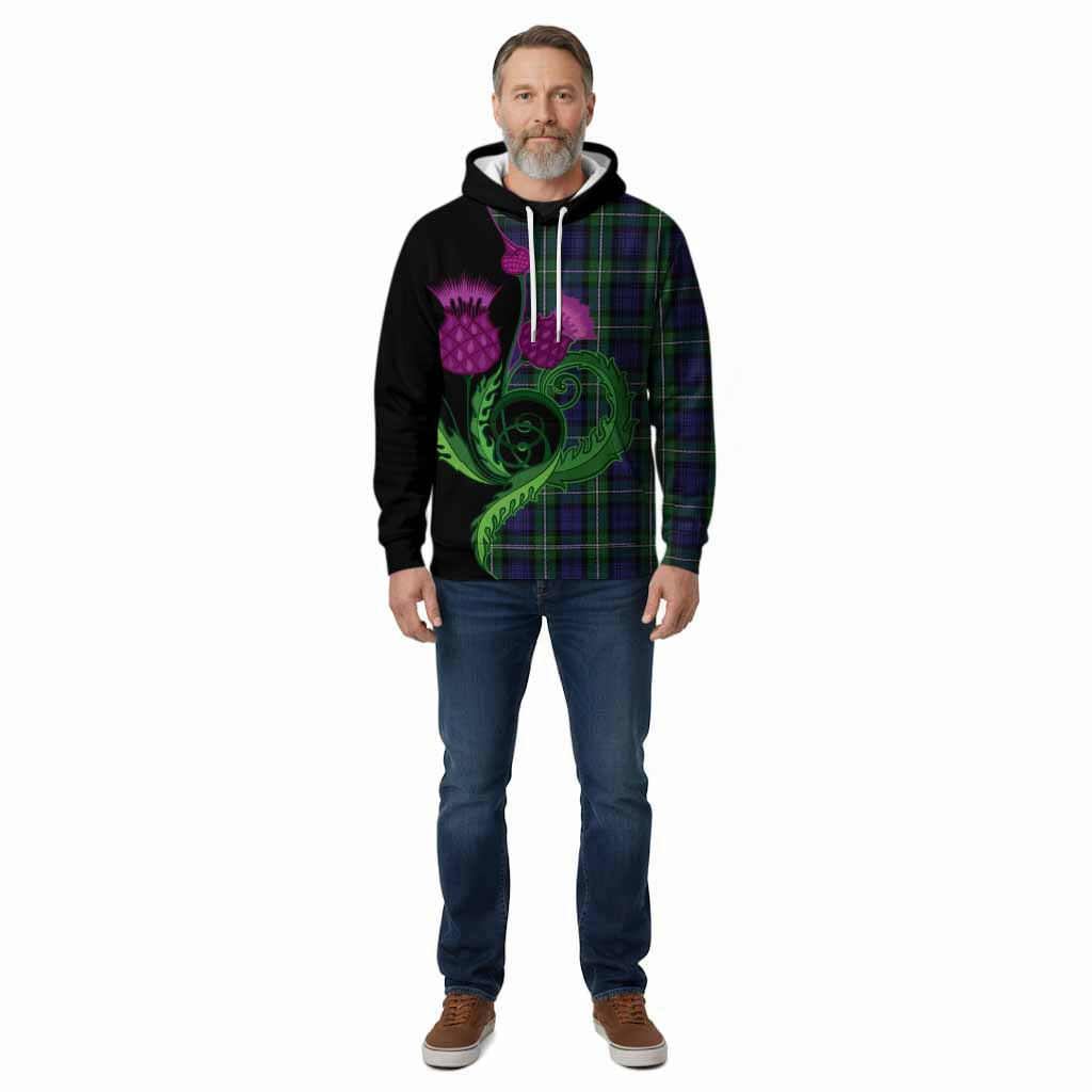Forbes Tartan Cotton Hoodie Traditional Scottish Thistle
