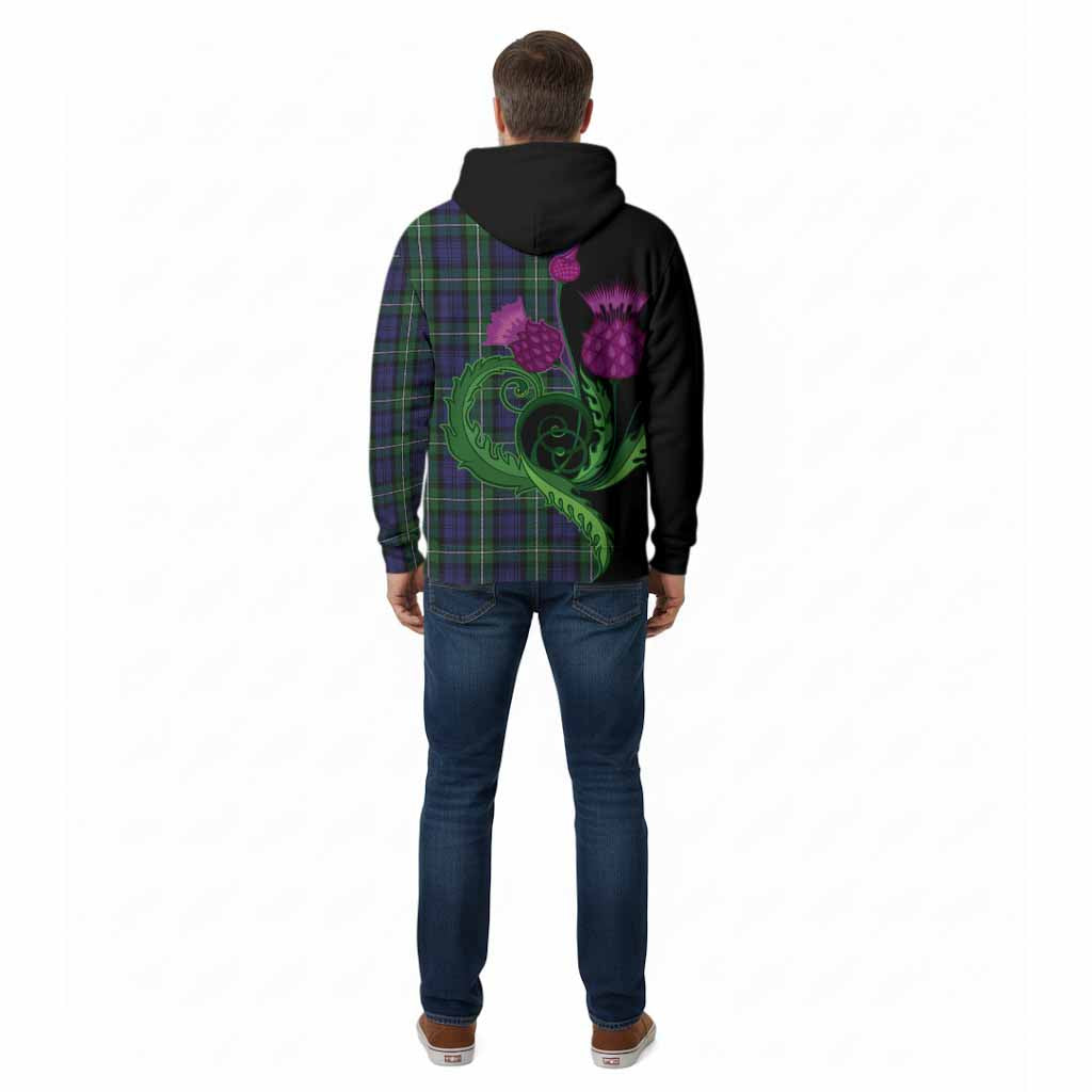 Forbes Tartan Cotton Hoodie Traditional Scottish Thistle