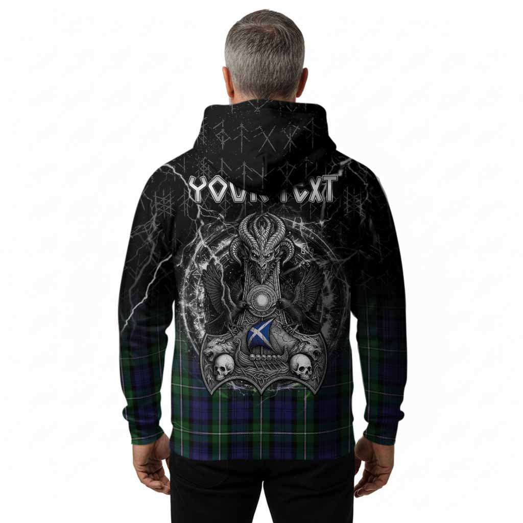 Forbes Tartan Crest Hoodie Celtic Odin's Raven Legacy
