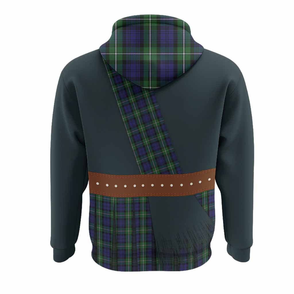Forbes Tartan Crest Hoodie Kilt Costume Style