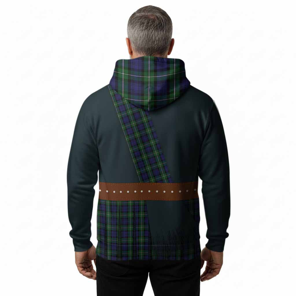 Forbes Tartan Crest Hoodie Kilt Costume Style