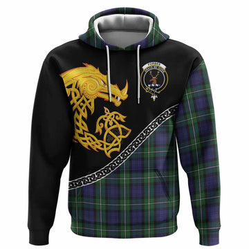 Forbes Tartan Crest Hoodie Legendary Dragon Knot Half Style