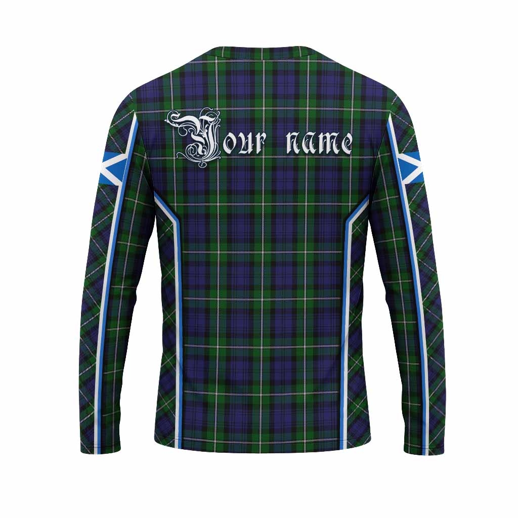 Forbes Tartan Crest Long Sleeve T-Shirt Scotland Coat of Arm Flag Style - Tartan Vibes Clothing