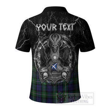 Forbes Tartan Crest Polo Shirt Celtic Odin's Raven Legacy