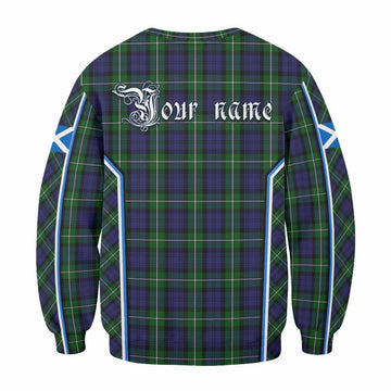 Forbes Tartan Crest Sweatshirt Scotland Coat of Arm Flag Style