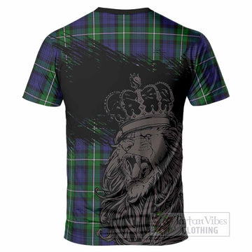 Forbes Tartan Crest T-Shirt Crowned Lion Heritage Style