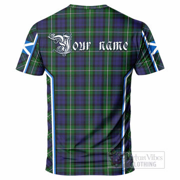 Forbes Tartan Crest T-shirt Scotland Coat of Arm Flag Style - Tartan Vibes Clothing