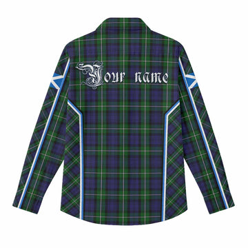 Forbes Tartan Crest Women Casual Shirt Scotland Coat of Arm Flag Style - Tartan Vibes Clothing