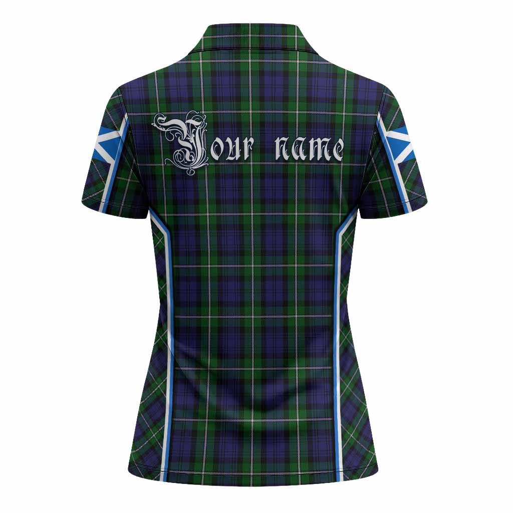 Forbes Tartan Crest Women's Polo Shirt Scotland Coat of Arm Flag Style - Tartan Vibes Clothing