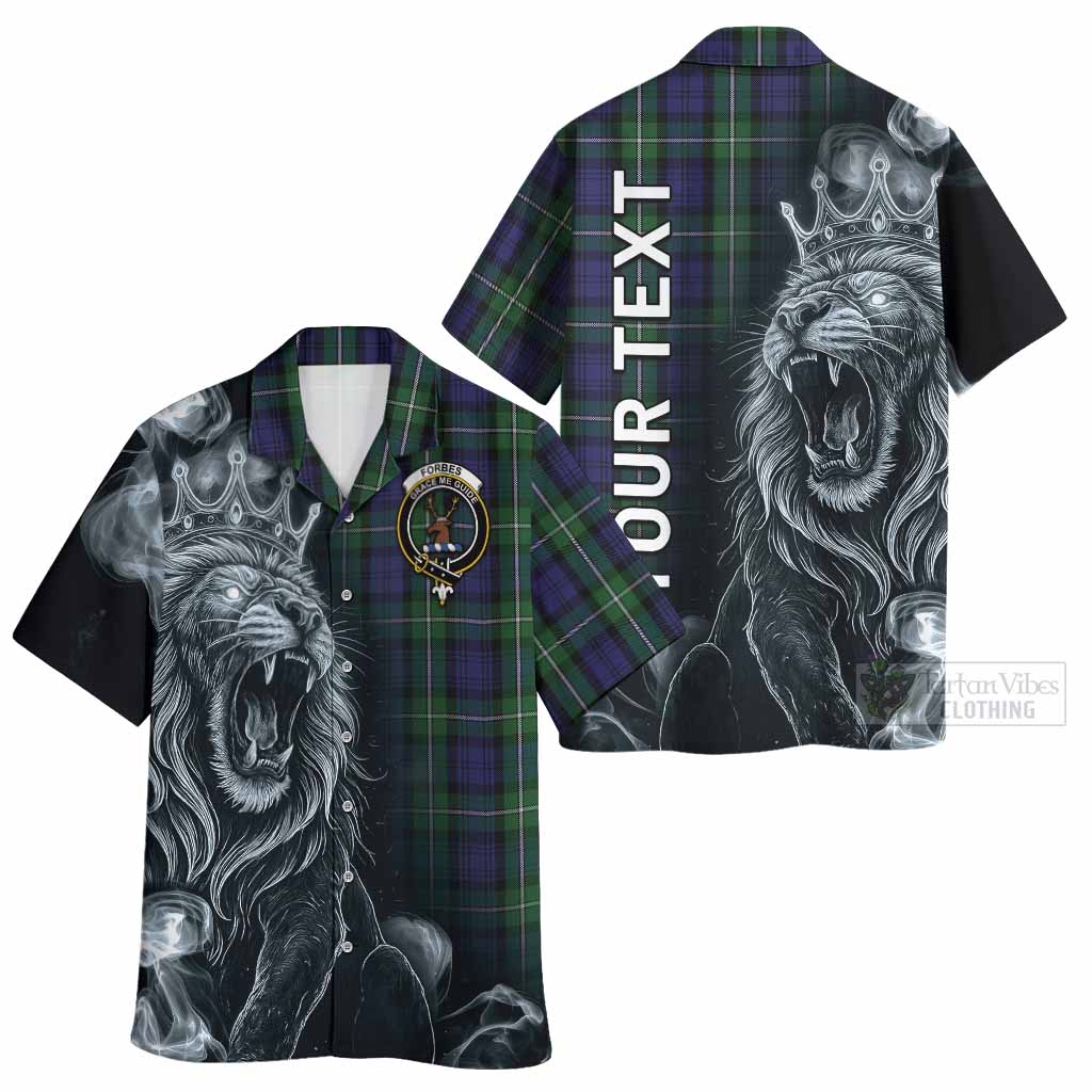 Forbes Tartan Hawaiian Shirt Roaring Lion Heritage