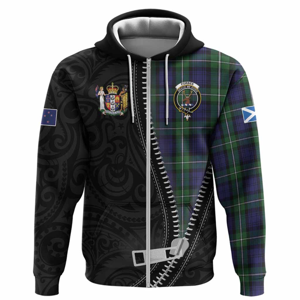 Forbes Tartan Hoodie New Zealand Pattern Unique Zipper Stylized