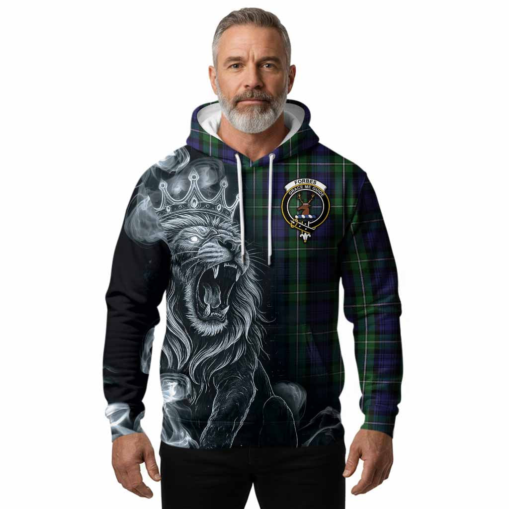 Forbes Tartan Hoodie Roaring Lion Heritage