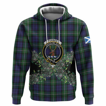 Forbes Tartan Hoodie Thistle Scottish Spirit