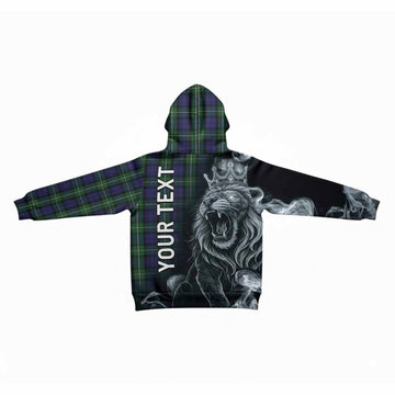 Forbes Tartan Kid Hoodie Roaring Lion Heritage