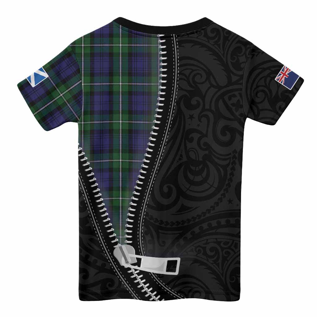 Forbes Tartan Kid T-shirt New Zealand Pattern Unique Zipper Stylized