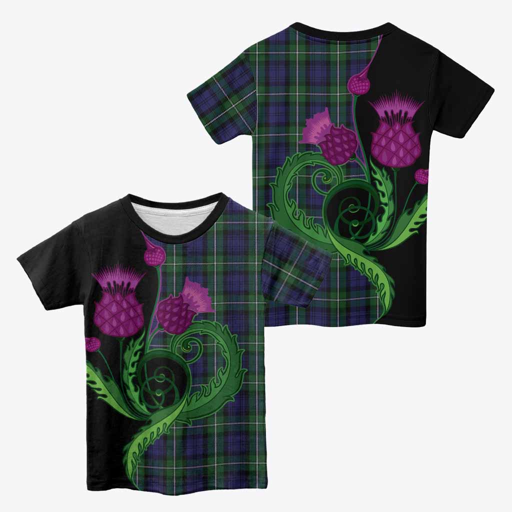 Forbes Tartan Kid T-shirt Traditional Scottish Thistle