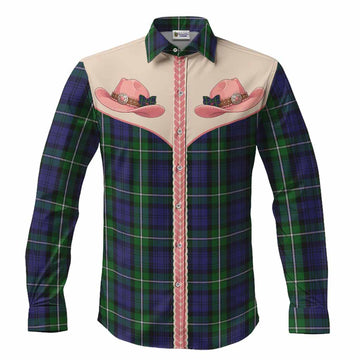 Forbes Tartan Long Sleeve Button Shirts Wee Coo Cowgirl Cute Style