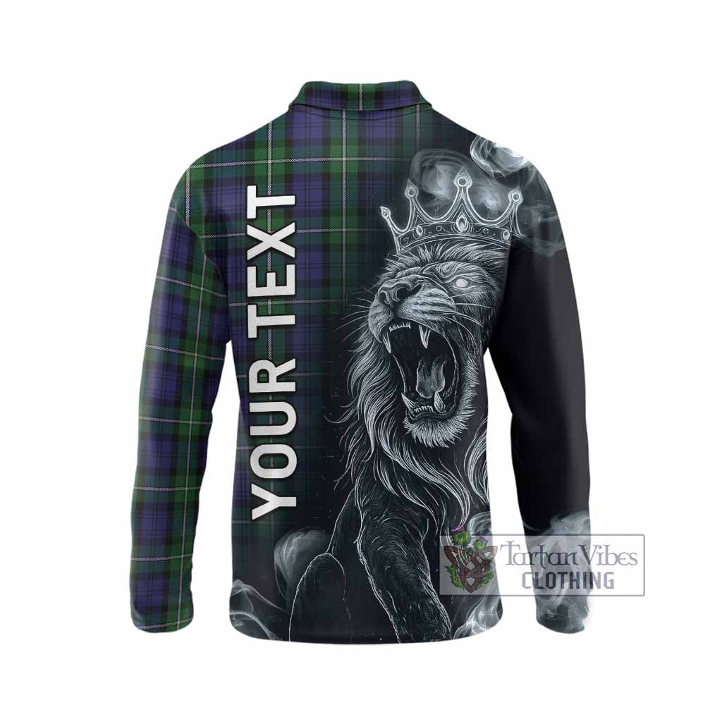 Forbes Tartan Long Sleeve Polo Shirt Roaring Lion Heritage