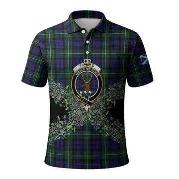Forbes Tartan Polo Shirt Thistle Scottish Spirit